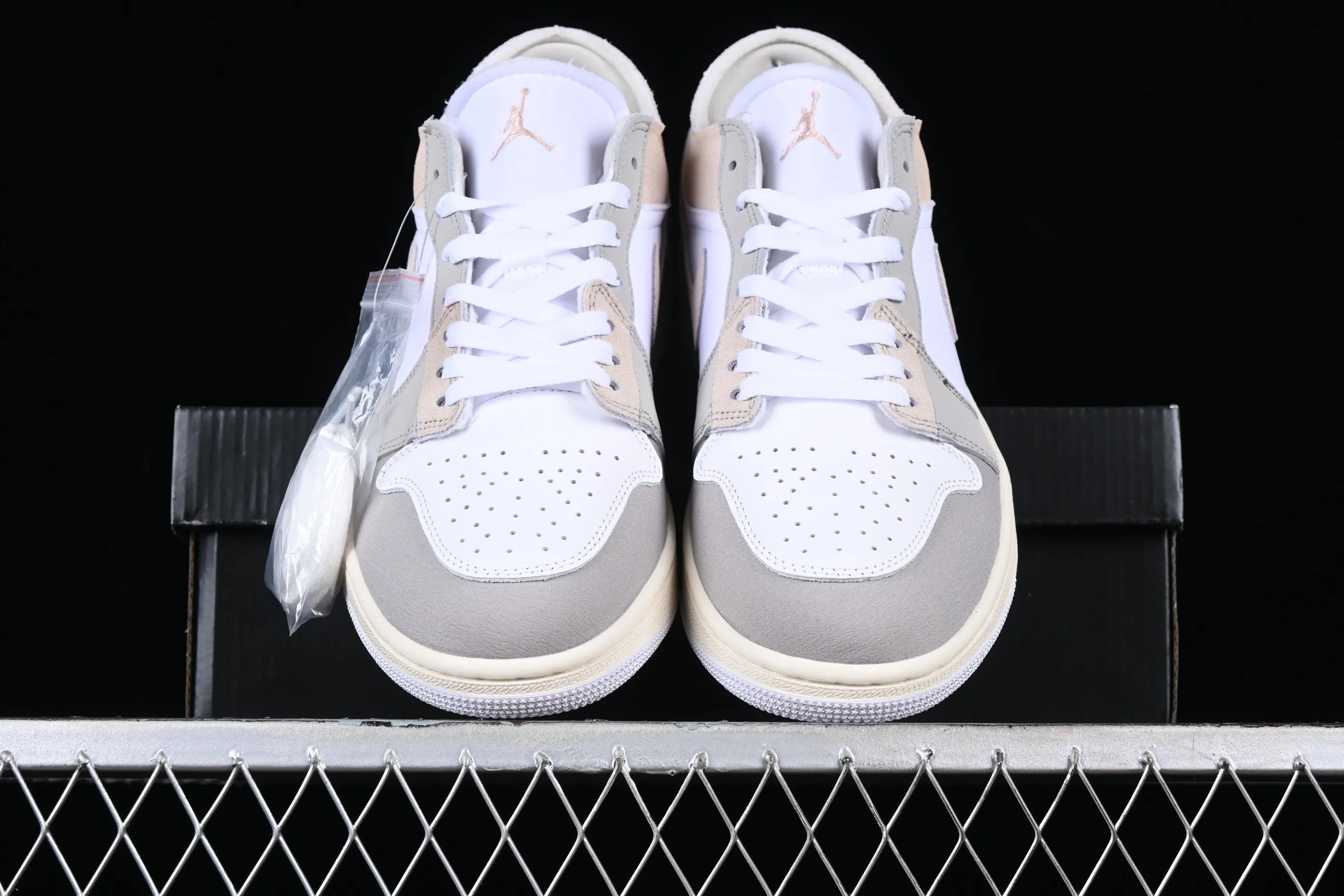 All categories Air Jordan Jordan series basketball shoes Air Jordan 1 Low Air Jordan 1 Low OG EX "Tech Grey" AJ1 Joe 1 white gray ancient culture casual sports sneakers DN1635-002